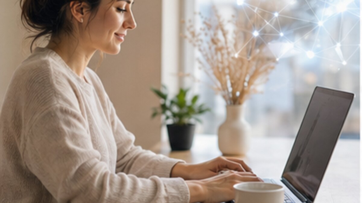 Automatiser ses tâches avec l'IA quand on travaille seul - illustration professionnelle par Clara Morel