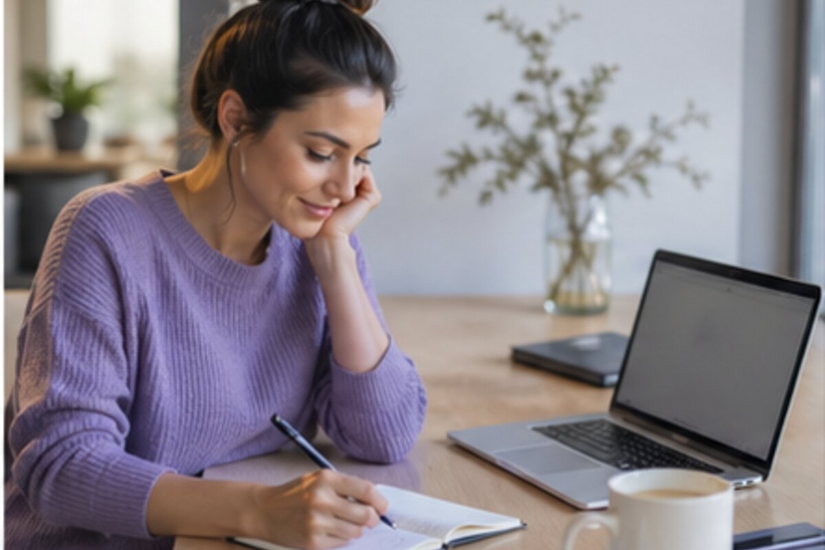 Créer un business en ligne rentable quand on débute - illustration professionnelle par Clara Morel