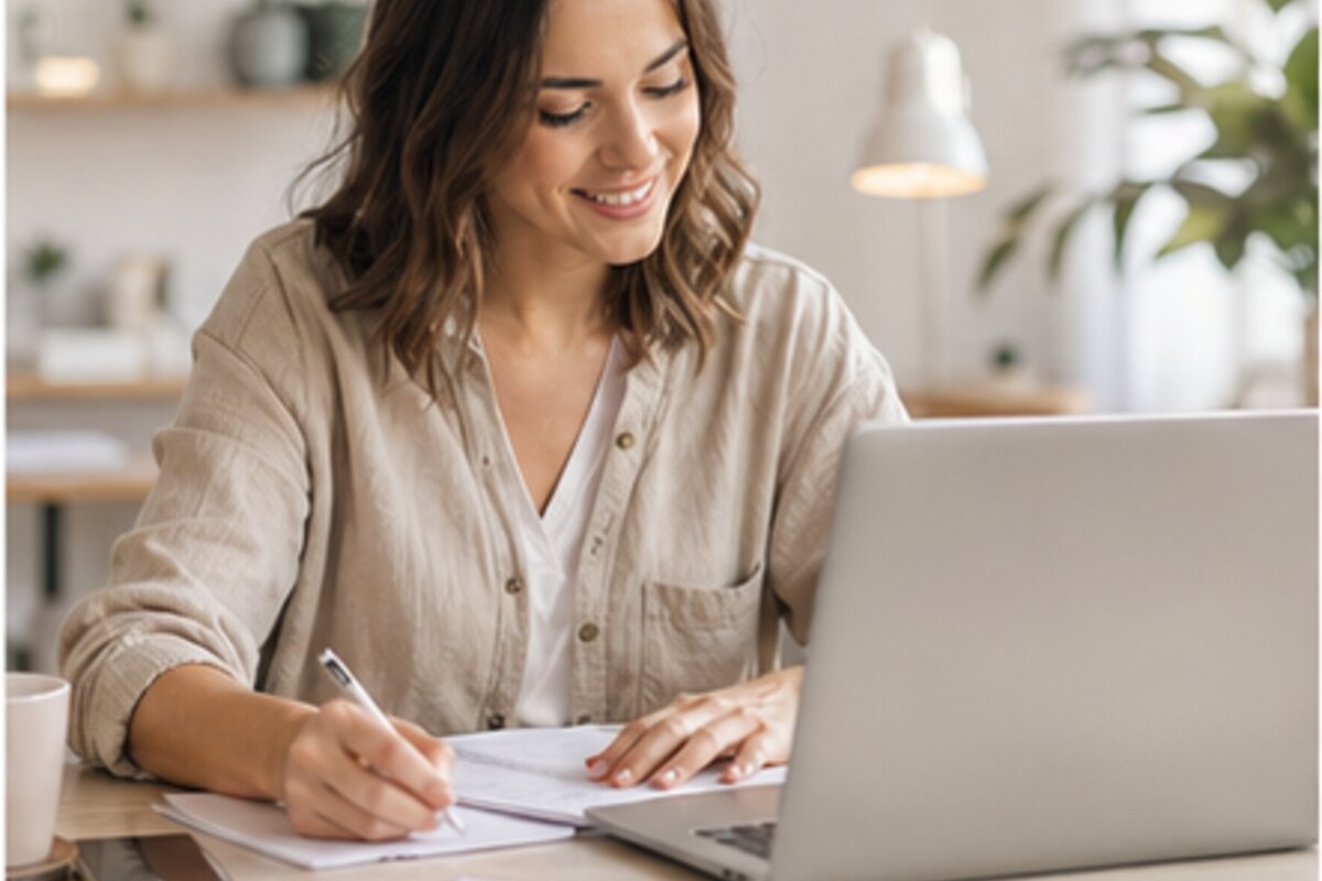 Prompts ChatGPT marketing pour gagner du temps - illustration professionnelle par Clara Morel