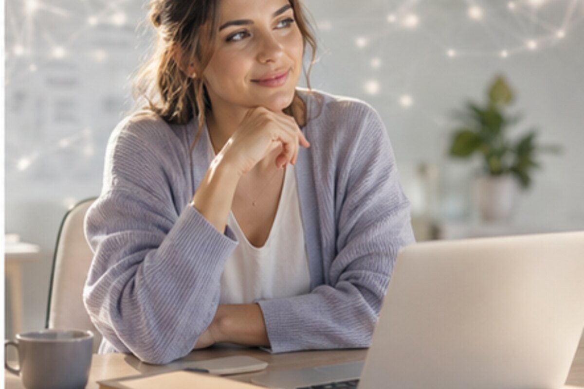 Utiliser ChatGPT pour développer son business - illustration professionnelle par Clara Morel